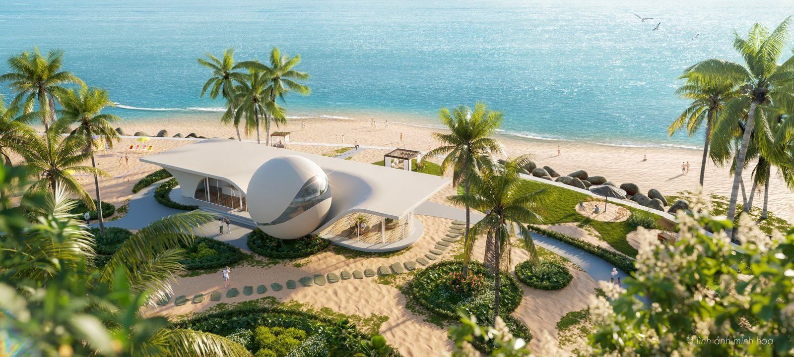 Bãi tắm riêng trong quần thể Libera Nha Trang
