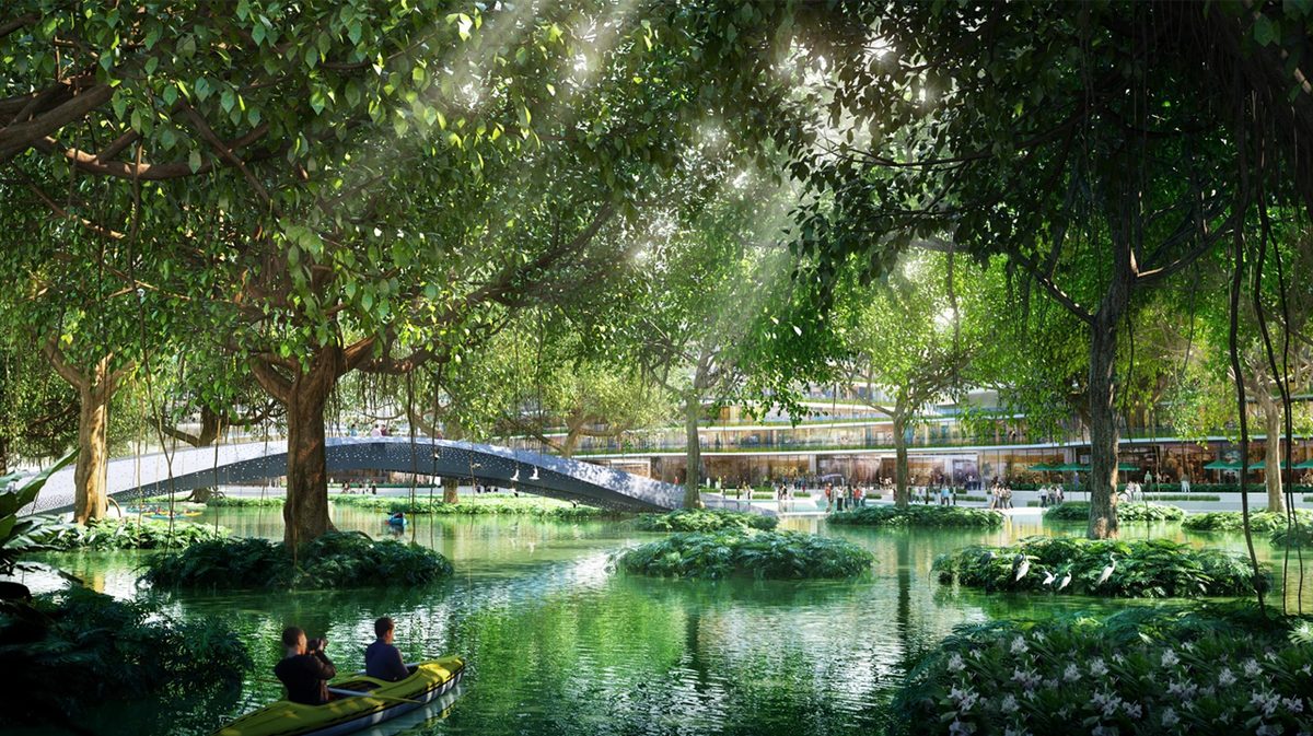 Cảnh quan khu thấp tầng CharmoraCity Nha Trang