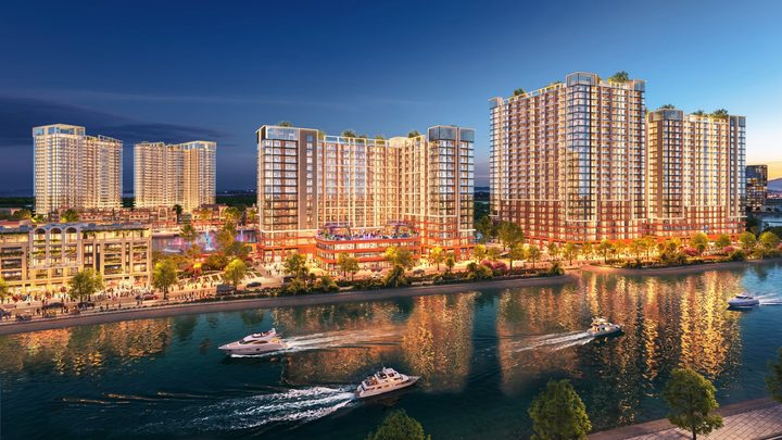 Thấp tầng CharmoraCity bên sông Quán Trường
