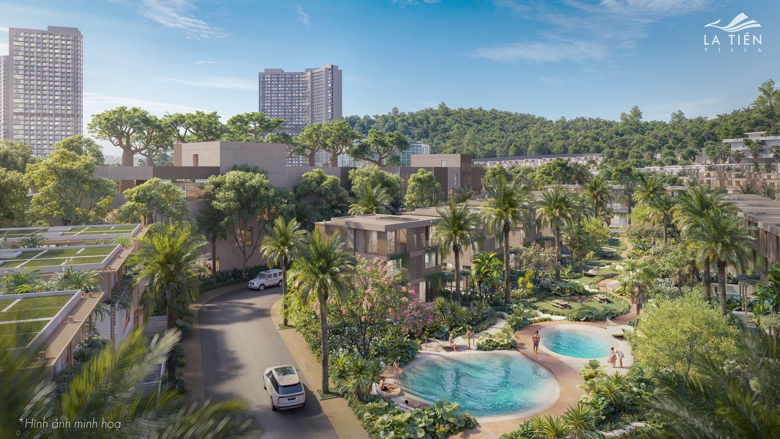 Hồ cảnh quan nội khu La Tiên Villa
