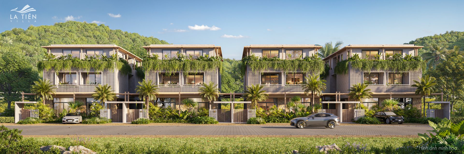 Phối cảnh mẫu villa 1A La Tiên Villa