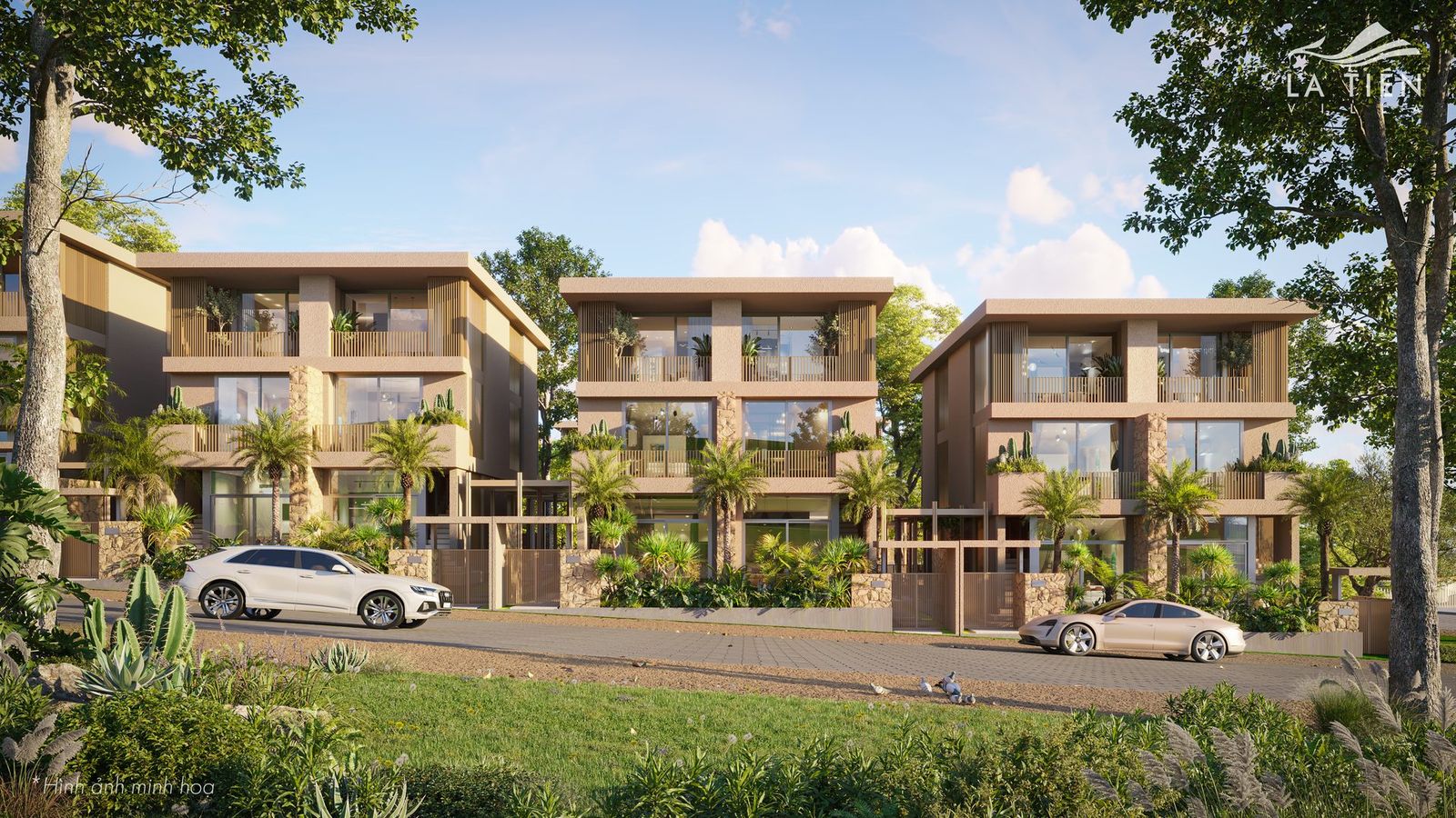 Phối cảnh mẫu villa 2 La Tiên Villa