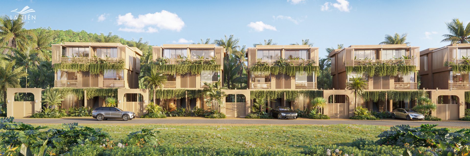 Phối cảnh mẫu villa 3C La Tiên Villa