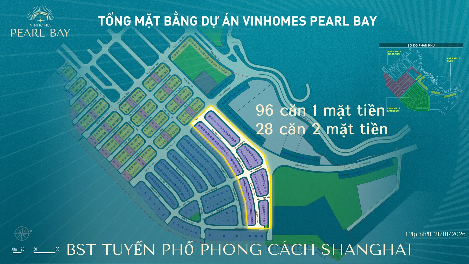 Bộ sưu tập tuyến phố phong cách Shanghai Vinhomes Pearl Bay