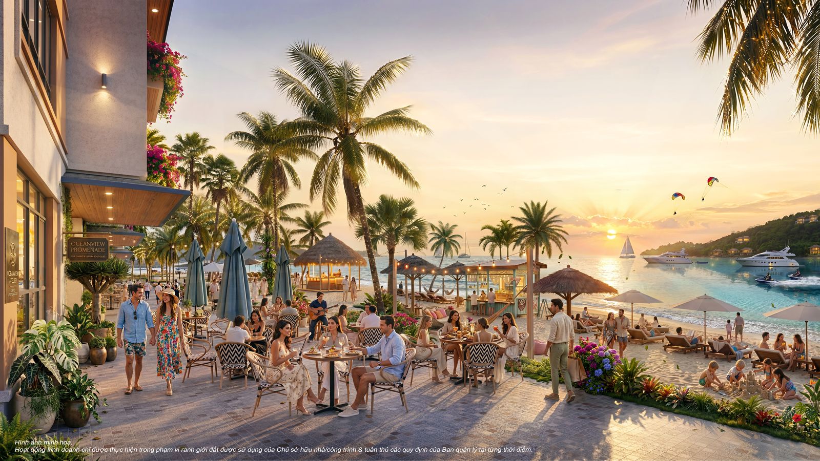 Dãy nhà kinh doanh mặt biển tại Vinhomes Pearl Bay
