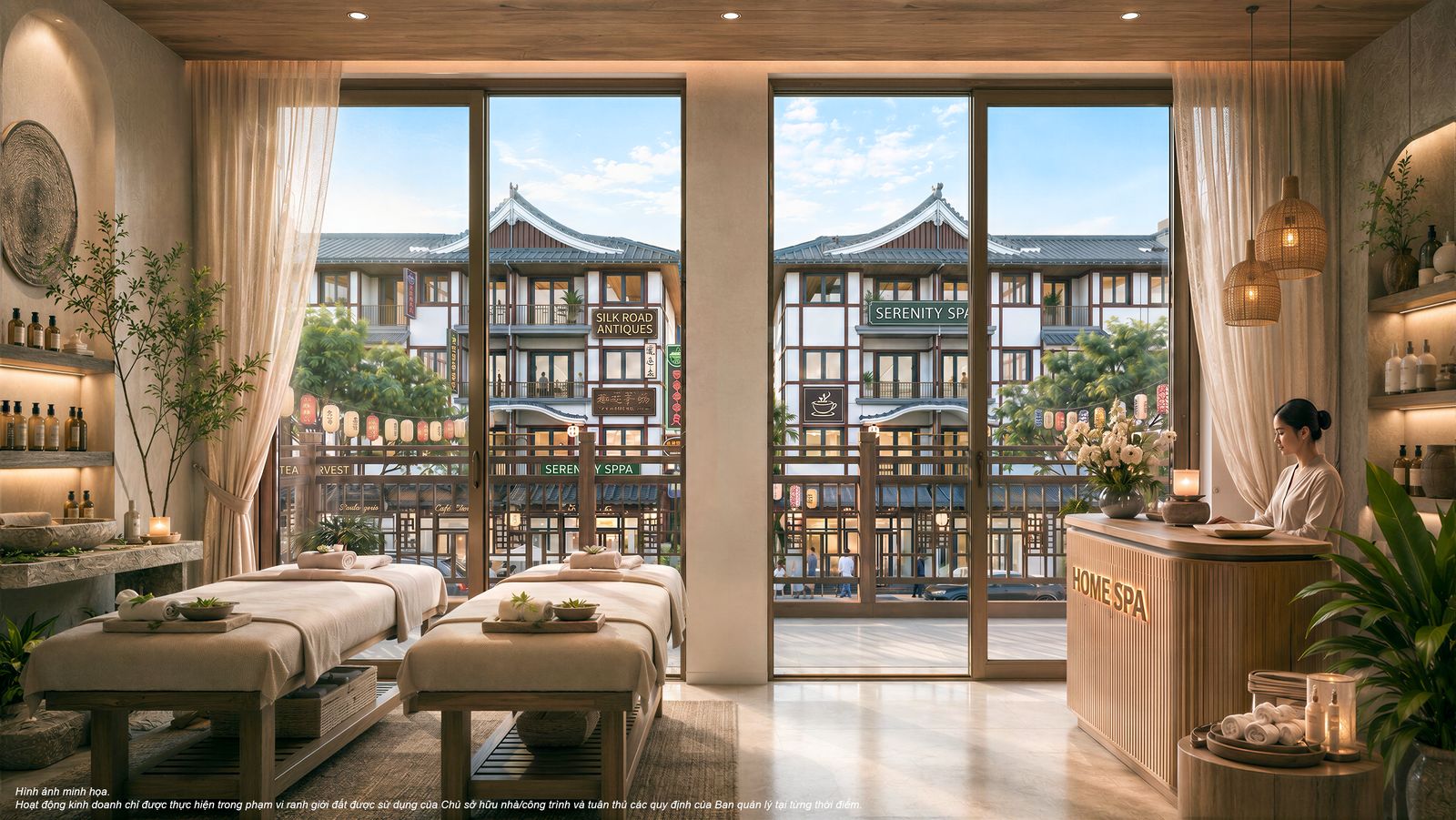 Không gian kinh doanh tầng 3 shophouse Vinhomes Pearl Bay