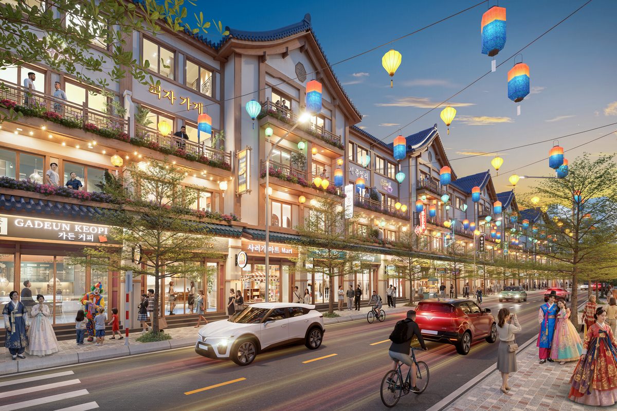 Shophouse Lam Ngọc Vinhomes Pearl Bay khu Phố Hàn Quốc